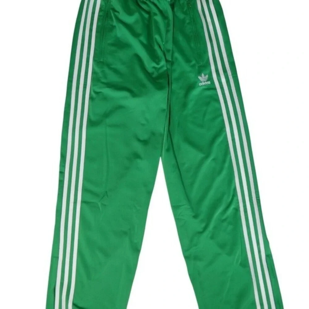 Adidas Men's Green White Two Piece Tracksuit Small Jacket JD0183 Pants JD0184